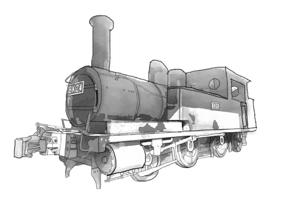 BK24蒸汽火車