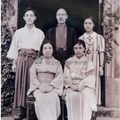 1941年若槻道隆全家合照於台南